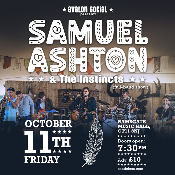 Samuel Ashton & The Instincts Ticket(s) // October 11th